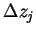 $\Delta
z_{j}$